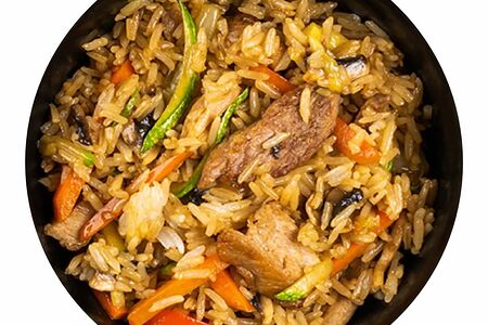 Тяхан с курицей