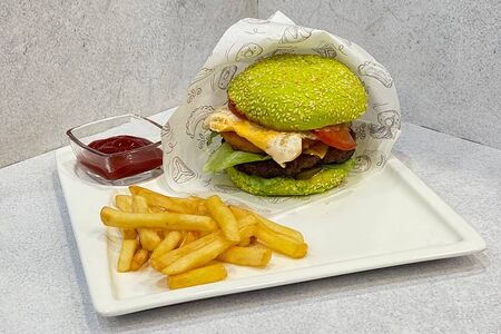 Бургер Зеленый хруст 