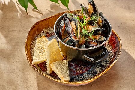 Мидии в соусе БлюЧиз