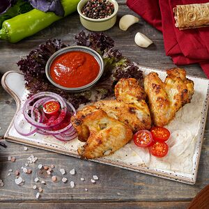 Шашлык из куриных крыльев