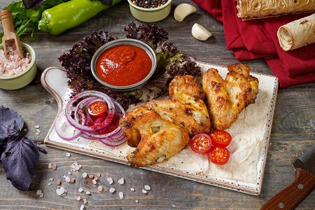 Шашлык из куриных крыльев