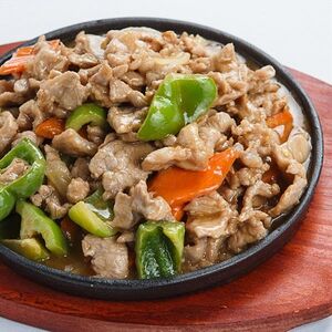 Свинина на чугунке