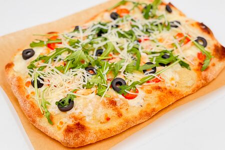 Пицца сливочная с Креветками