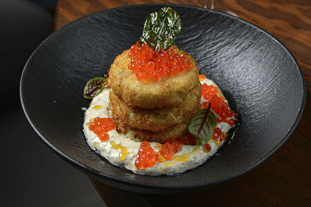 Картофельные крокеты с грибами