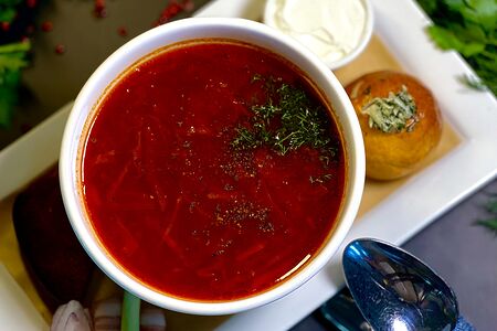 Борщ с телятиной