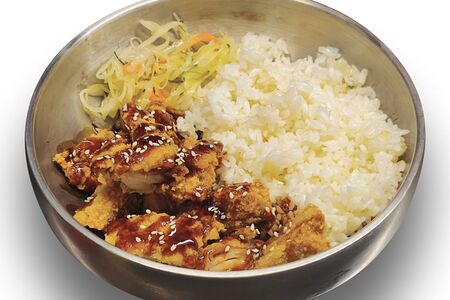 Рис с цыпленком темпура 