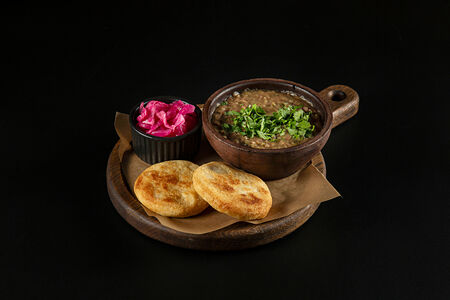 Лобио красное по-мегрельски с мчади