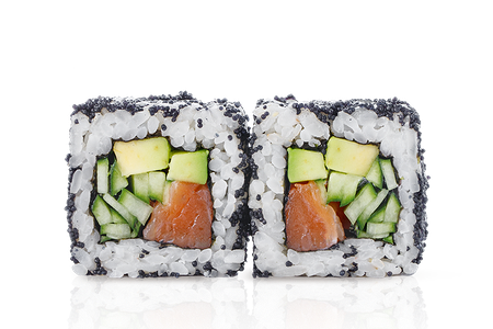 Ролл Калифорния с лососем