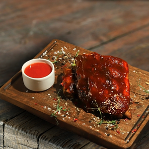 Запеченые свиные ребрышки*