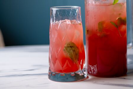 Лимонад малина-мята