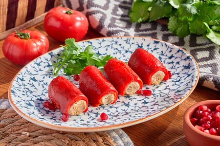 Перец с орехами по-грузински