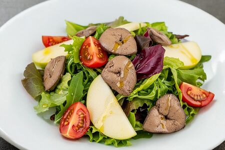 С куриной печенью