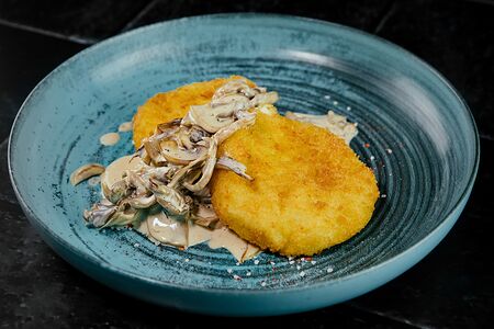 Хашбраун с грибами 