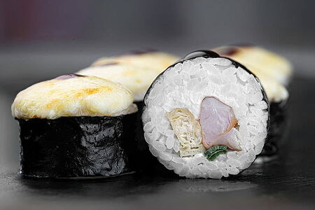 Запечённая сырная курочка