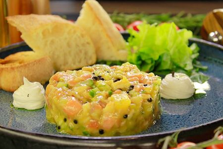 Тартар из лосося