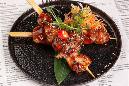 Шашлычки из куриных бедрышек