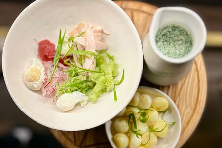 Окрошка с куриным филе