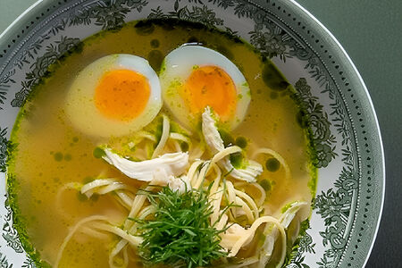 Куриный суп с лапшой