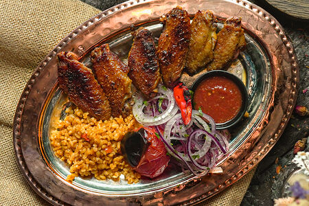 Шашлык из куриных крылышек