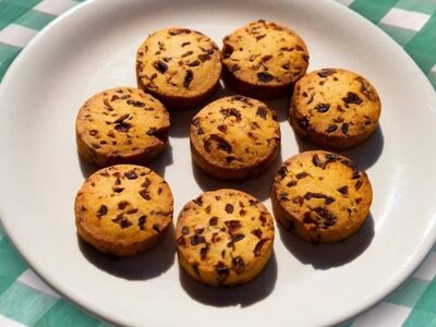 Сабле с клюквой и апельсином
