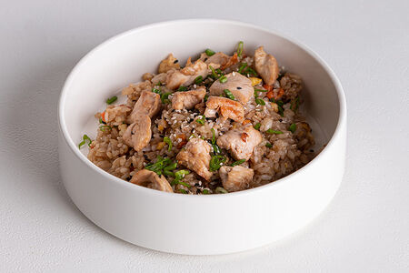 Рис с курицей