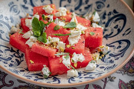 Салат с арбузом 