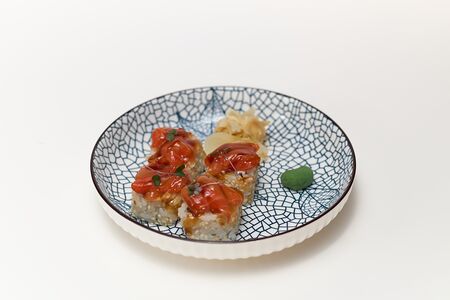 С форелью и цитрусовым соусом