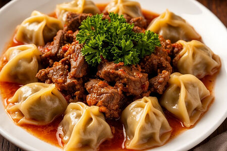 Манты на пару 