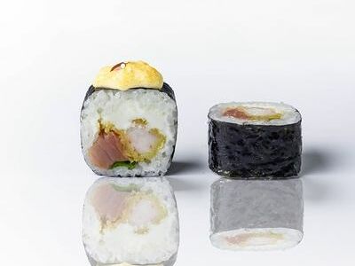 Запеченный Тунец Креветка Лук