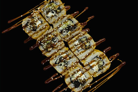 Теплый ролл Унаги Темпура