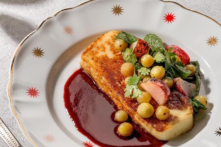 Жареный халуми