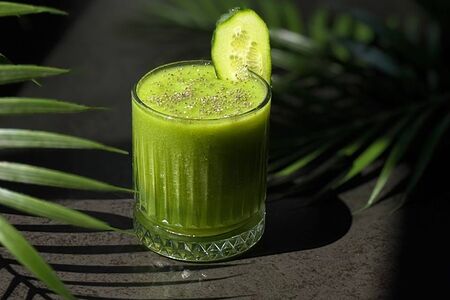 Огурец-сельдерей-яблоко