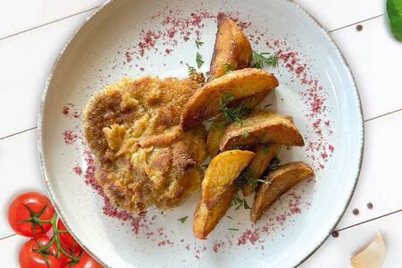 Шницель из свиной шеи