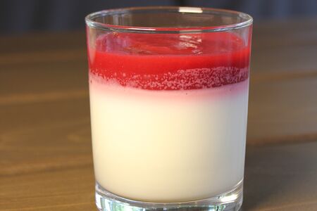 Панна-Котта малиновая