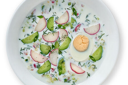 Окрошка на кефире