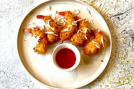 Креветки в кокосовой стружке