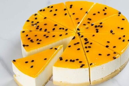 Чизкейк Манго-маракуйя