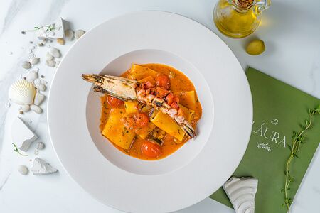 Паккери с лангустинами 