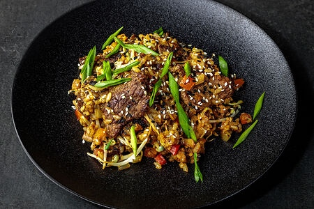 Тепаньяки с говядиной