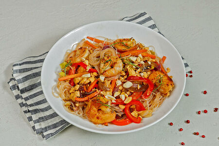 Пад тай с креветками