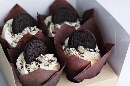 Капкейк, украшенный Oreo