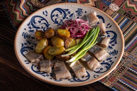 Сельдь с картофелем