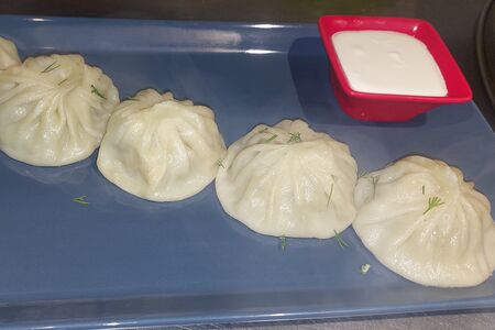 Манты с рубленой индейкой