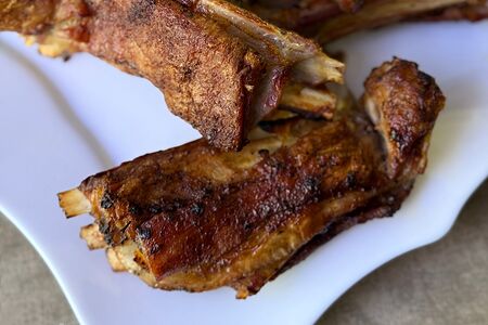 Шашлык из баранины на кости 