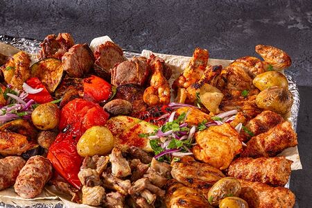 Шашлык из сердца ягненка