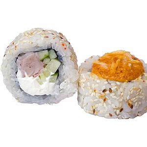 Запеченный с беконом и курицей