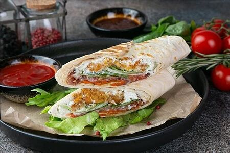 Тортилья с хрустящей курицей