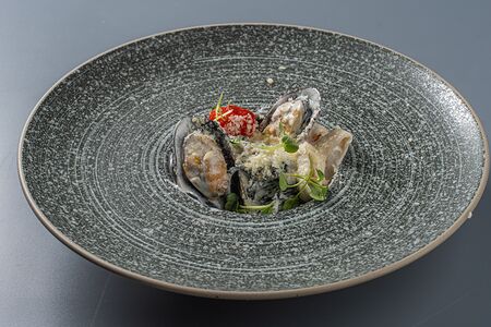 Спагетти нерри с морепродуктами