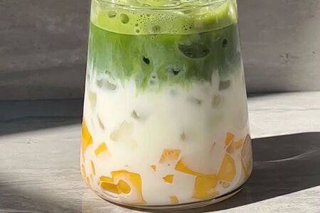 Айс матча персик-абрикос