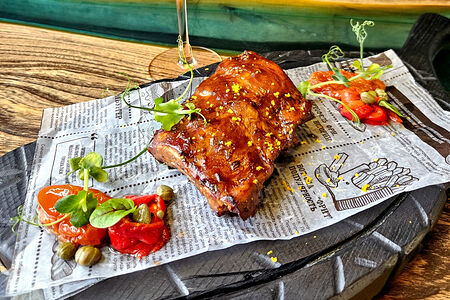 Ребра барбекю 